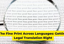 The Fine Print Across Languages Getting Legal Translation Right