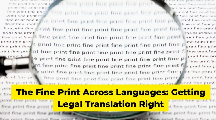 The Fine Print Across Languages Getting Legal Translation Right